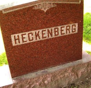 HECKENBERG, FAMILY STONE - Des Moines County, Iowa | FAMILY STONE HECKENBERG 