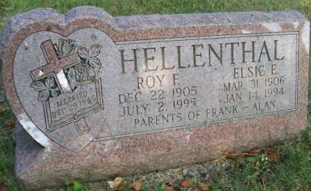 HELLENTHAL, ELSIE ELAINE - Des Moines County, Iowa | ELSIE ELAINE HELLENTHAL 