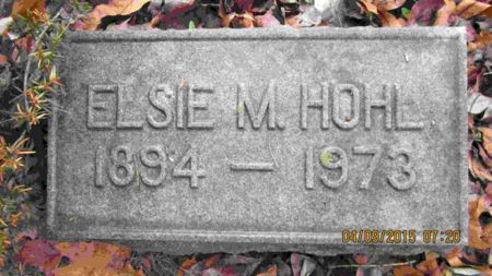 HOHL, ELSIE M. - Des Moines County, Iowa | ELSIE M. HOHL 