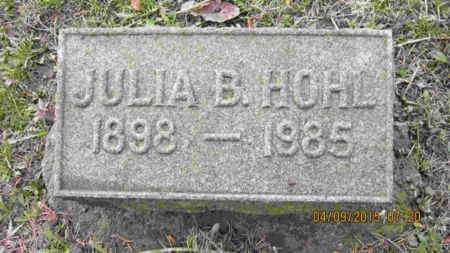 HOHL, JULIA B. - Des Moines County, Iowa | JULIA B. HOHL 
