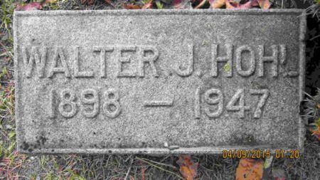HOHL, WALTER J. - Des Moines County, Iowa | WALTER J. HOHL 