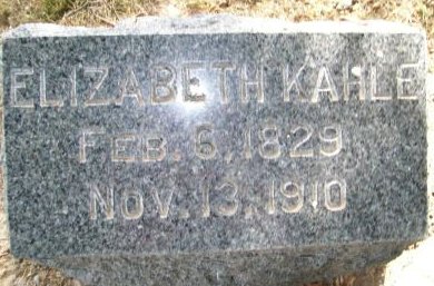 KAHLE, ELIZABETH - Des Moines County, Iowa | ELIZABETH KAHLE 