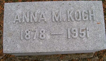 KOCH, ANNA M. - Des Moines County, Iowa | ANNA M. KOCH 