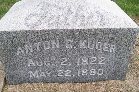 KUDER, ANTON G. - Des Moines County, Iowa | ANTON G. KUDER 