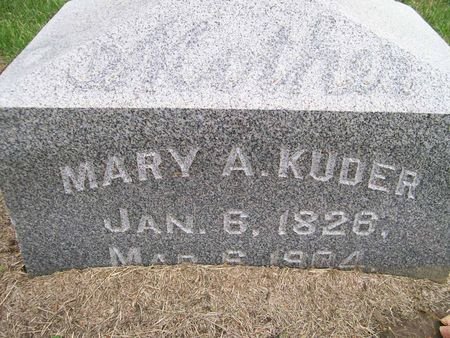 KUDER, MARY A. - Des Moines County, Iowa | MARY A. KUDER 