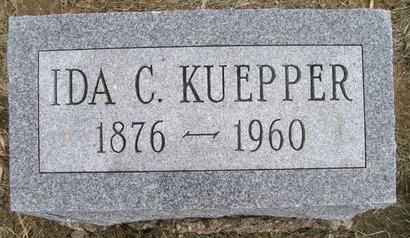 KUEPPER, IDA C. - Des Moines County, Iowa | IDA C. KUEPPER 