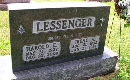 LESSENGER, IRENE A. - Des Moines County, Iowa | IRENE A. LESSENGER 