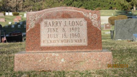 LONG, HARRY JOHN - Des Moines County, Iowa | HARRY JOHN LONG 