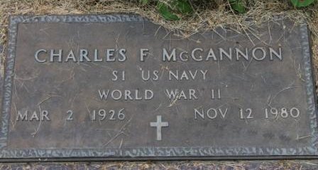 MCCANNON, CHARLES F. - Des Moines County, Iowa | CHARLES F. MCCANNON 