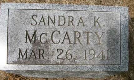 MCCARTY, SANDRA K. - Des Moines County, Iowa | SANDRA K. MCCARTY 