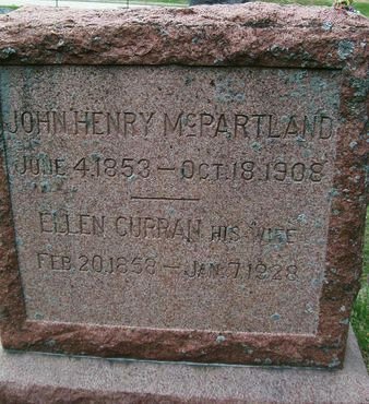 MCPARTLAND, JOHN HENRY - Des Moines County, Iowa | JOHN HENRY MCPARTLAND 