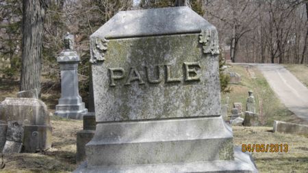 PAULE, FAMILY STONE - Des Moines County, Iowa | FAMILY STONE PAULE 