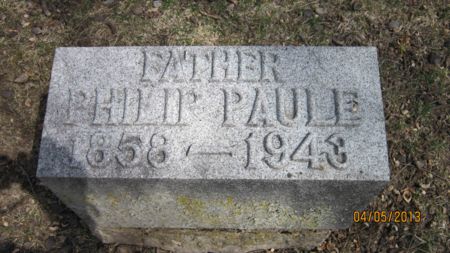PAULE, PHILIP - Des Moines County, Iowa | PHILIP PAULE 