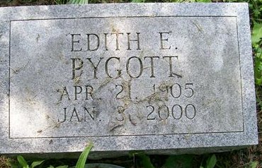 PYGOTT, EDITH E. - Des Moines County, Iowa | EDITH E. PYGOTT 