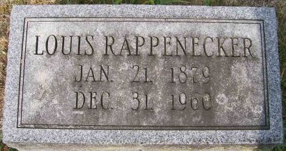 RAPPENECKER, LOUIS - Des Moines County, Iowa | LOUIS RAPPENECKER 