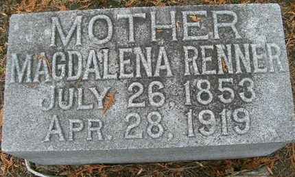 RENNER, MAGDALENA - Des Moines County, Iowa | MAGDALENA RENNER 
