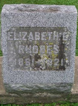 RHODES, ELIZABETH E. - Des Moines County, Iowa | ELIZABETH E. RHODES 