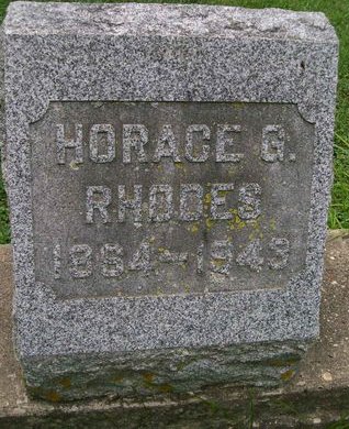 RHODES, HORACE G. - Des Moines County, Iowa | HORACE G. RHODES 