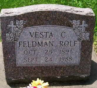 ROLF, VESTA C. - Des Moines County, Iowa | VESTA C. ROLF 