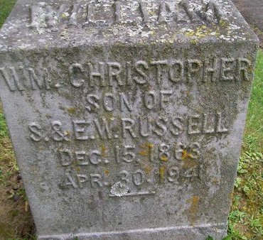 RUSSELL, WILLIAM CHRISTOPHER - Des Moines County, Iowa | WILLIAM CHRISTOPHER RUSSELL 
