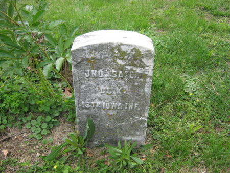 SATER, JNO - Des Moines County, Iowa | JNO SATER 