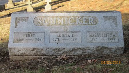 DEWEIN SCHNICKER, LOUISA E. - Des Moines County, Iowa | LOUISA E. DEWEIN SCHNICKER 