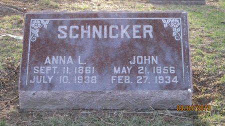 SCHNICKER, ANNA LOUISE - Des Moines County, Iowa | ANNA LOUISE SCHNICKER 