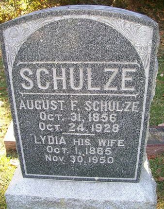 SCHULZE, AUGUST F. - Des Moines County, Iowa | AUGUST F. SCHULZE 