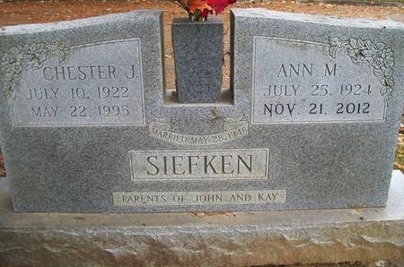 SIEFKEN, CHESTER J. - Des Moines County, Iowa | CHESTER J. SIEFKEN 