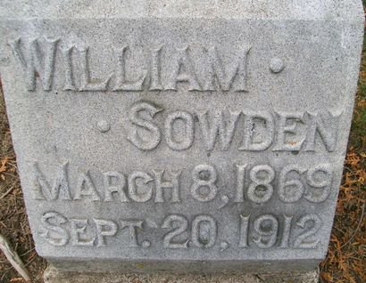 SOWDEN, WILLIAM - Des Moines County, Iowa | WILLIAM SOWDEN 