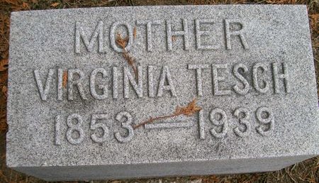 TESCH, VIRGINIA - Des Moines County, Iowa | VIRGINIA TESCH 