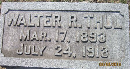 THUL, WALTER RAYMOND - Des Moines County, Iowa | WALTER RAYMOND THUL 