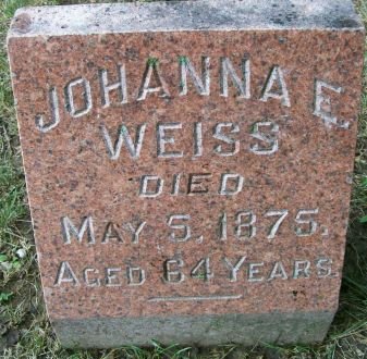 WEISS, JOHANNA E. - Des Moines County, Iowa | JOHANNA E. WEISS 