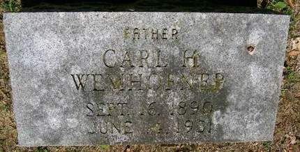 WEMHOENER, CARL HENRY - Des Moines County, Iowa | CARL HENRY WEMHOENER 