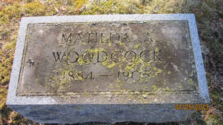 WOODCOCK, MATILDA A. - Des Moines County, Iowa | MATILDA A. WOODCOCK 