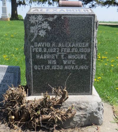 MCCUNE ALEXANDER, HARRIET E. - Dubuque County, Iowa | HARRIET E. MCCUNE ALEXANDER 