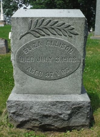 ALLISON, ELIZA - Dubuque County, Iowa | ELIZA ALLISON 