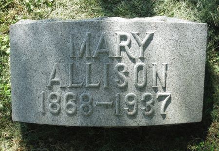 ALLISON, MARY - Dubuque County, Iowa | MARY ALLISON 
