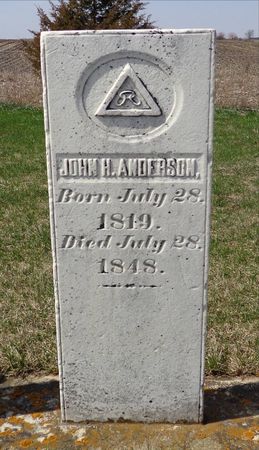 ANDERSON, JOHN H. - Dubuque County, Iowa | JOHN H. ANDERSON 
