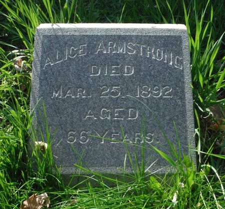 ARMSTRONG, ALICE - Dubuque County, Iowa | ALICE ARMSTRONG 