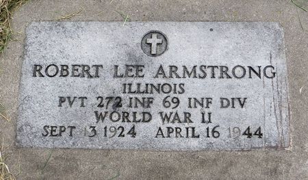 ARMSTRONG, ROBERT LEE - Dubuque County, Iowa | ROBERT LEE ARMSTRONG 