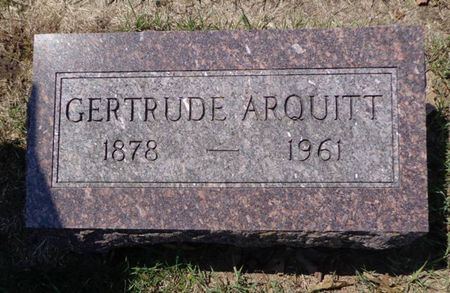 ARQUITT, GERTRUDE - Dubuque County, Iowa | GERTRUDE ARQUITT 