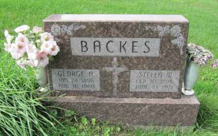 BACKES, STELLA M. - Dubuque County, Iowa | STELLA M. BACKES 