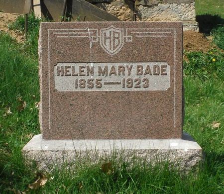 BADE, HELEN MARY - Dubuque County, Iowa | HELEN MARY BADE 