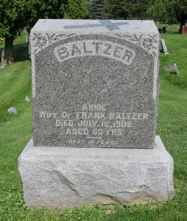 BALTZER, ANNIE - Dubuque County, Iowa | ANNIE BALTZER 