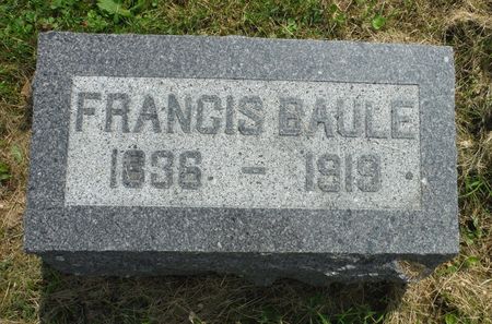 BAULE, FRANCIS - Dubuque County, Iowa | FRANCIS BAULE 