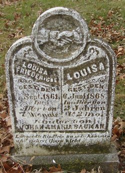 BAUMAN, LOUISA FRIEDERICHE - Dubuque County, Iowa | LOUISA FRIEDERICHE BAUMAN 
