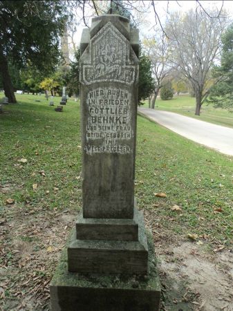 BEHNKE, GOTTLIEB - Dubuque County, Iowa | GOTTLIEB BEHNKE 