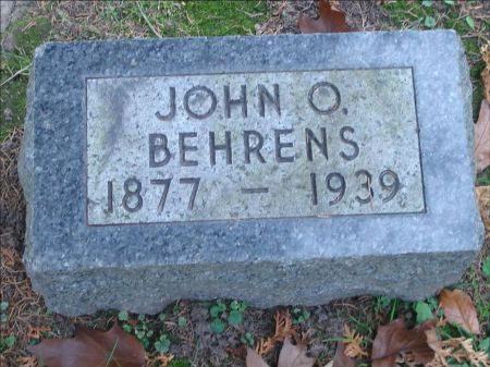 BEHRENS, JOHN O. - Dubuque County, Iowa | JOHN O. BEHRENS 