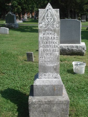 NEUBAUER BEIGARD, MINNIE - Dubuque County, Iowa | MINNIE NEUBAUER BEIGARD 